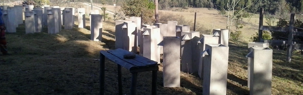 Filtros Bioarena construidos en la vereda San Rafael. Cómbita - Boyacá (Colombia)